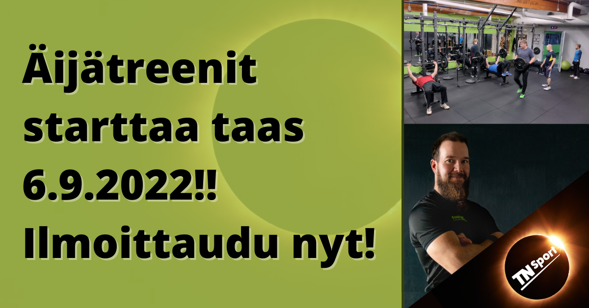 Äijätreenit- syksy 2022!! 6.9. - 1.12.2022